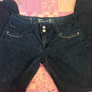 Y2K Lowrise Dark Blue Denim